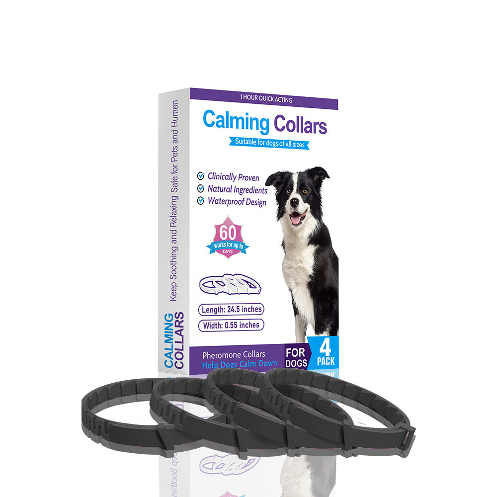 Pheromone Pet Comfort Collar for Cats and Dogs (4 Pack)