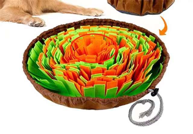 Felt Snuffle Mat Slow Feeder for Dogs, Nose Work Training Pad