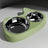 Stainless Steel Two-In-One Pet Bowl Feeder for Cats and Dogs