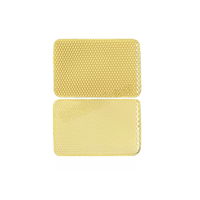 Double Layer Cat Litter Trapper Mat, Flat or Raised Edge Design
