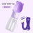 2-in-1 Portable Pet Water Bottle and Food Container, Leak-Proof