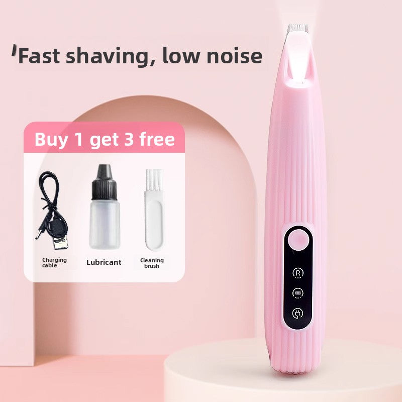 Pet Electric Hair Clipper with LED Light and Low Noise