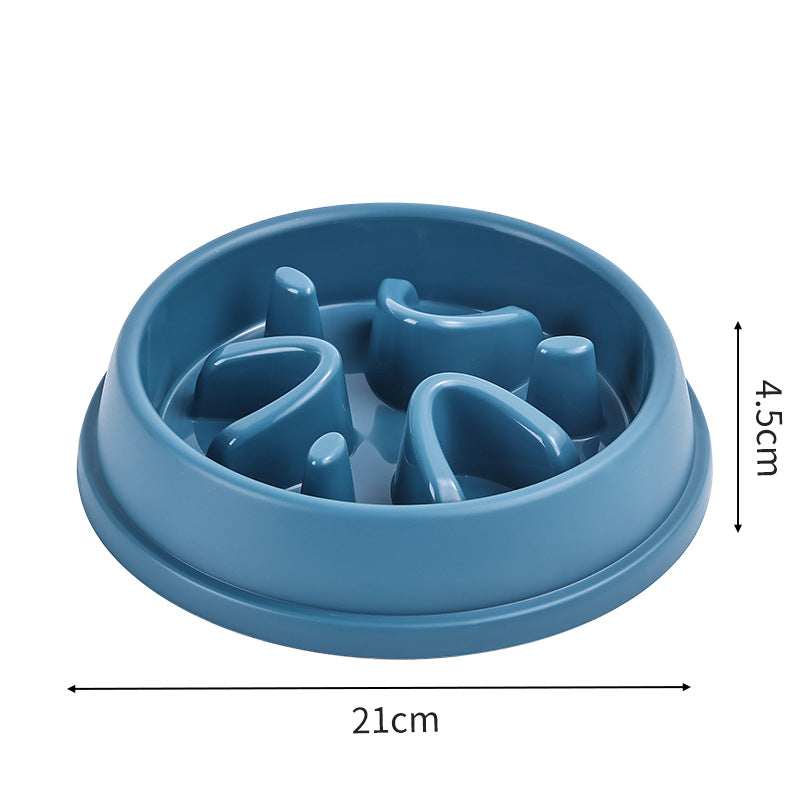 Dog Slow Food Bowl Anti-choking Pet Eater Bottom