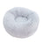 Pink plush calming bed for cats in 50cm size