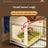 Modular small dog cage with toilet area, photo from another angle