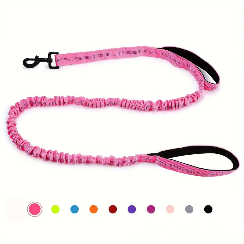 Multi-use bungee dog lead in 5 colour options
