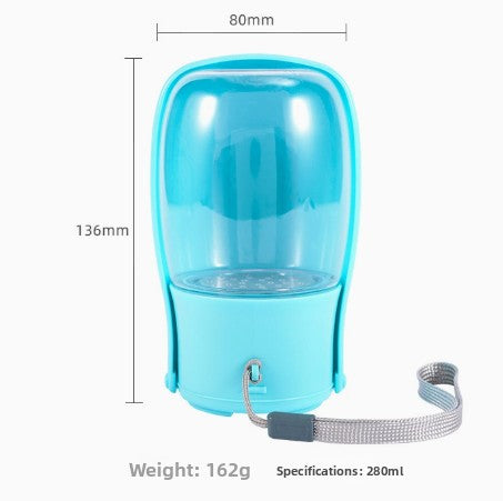 Foldable Portable Dog Water and Food Cup for Outdoor Walks and Summer Outings