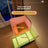 Modular small dog cage with toilet area, alternative angle view