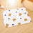 Breathable cotton pet mat with print in Heart Bear, size 50 x 40cm