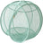 Blue portable cat tent ball with zip closure