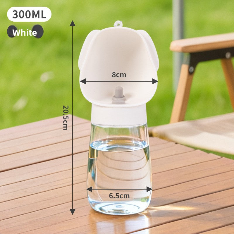 Portable 3-in-1 Pet Water Bottle with Food Container and Waste Box for Dog Walks
