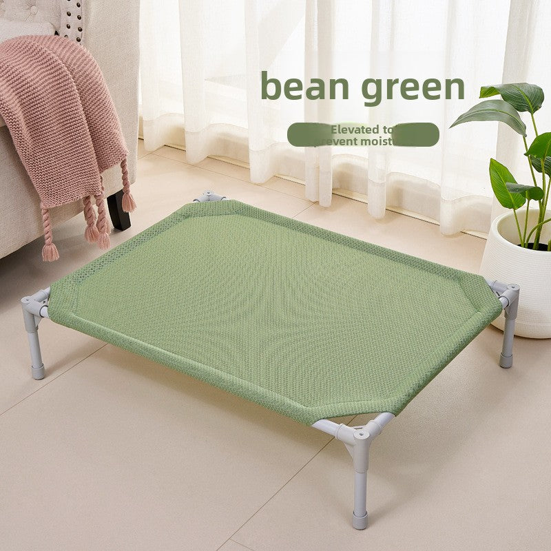 Thickened Mesh Pet Kennel Bed, Breathable All-Season Nest