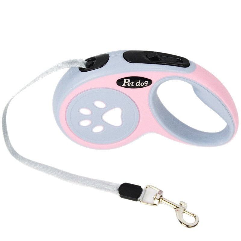 One-button retractable dog lead, main product photo from Pet Royale UK