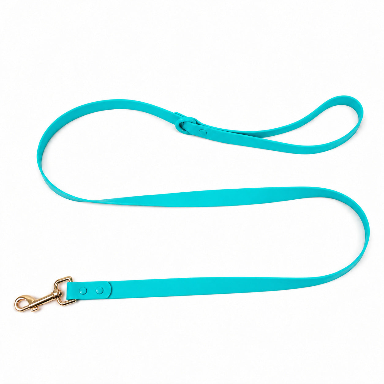 Waterproof PVC dog lead in bright colours in 8 colour options