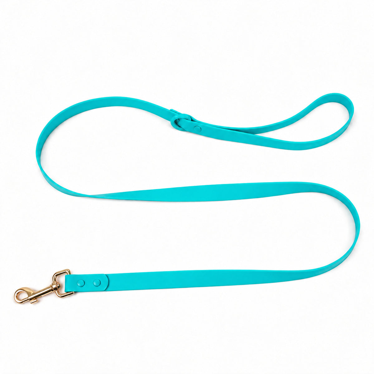 Waterproof PVC dog lead in bright colours in 8 colour options