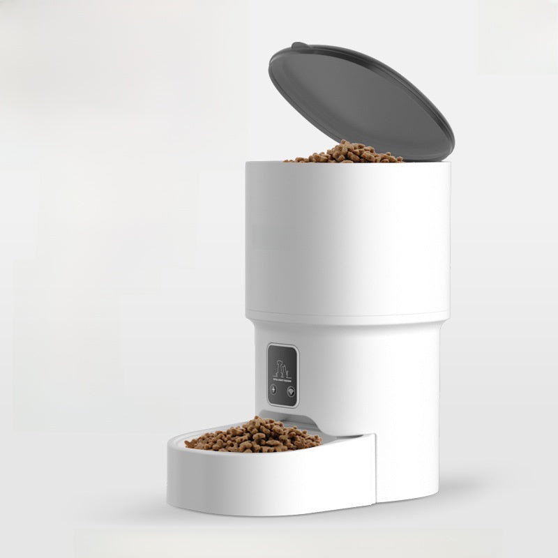 Automatic Pet Feeder with Water Dispenser, 4L Food Tank, 3L Water Tank for Cats and Dogs