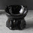 Cute Ceramic Raised Cat Bowl with Bell Detail and Anti-Spill Stable Base in Four Colours
