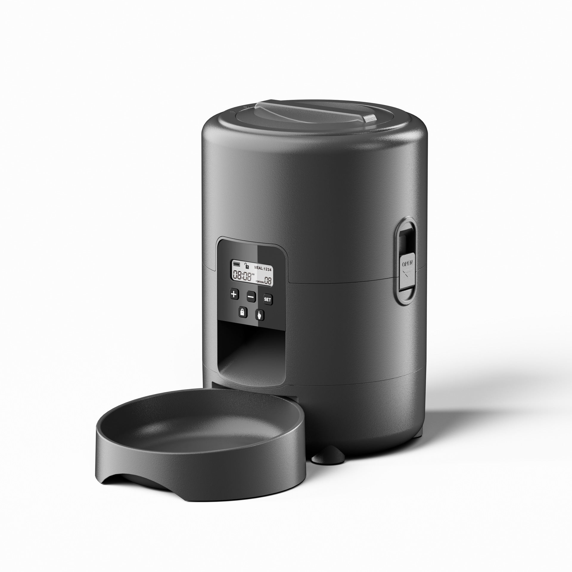 Smart 2L Automatic Pet Feeder with Wi-Fi App, Timed Feeding and Voice Recorder