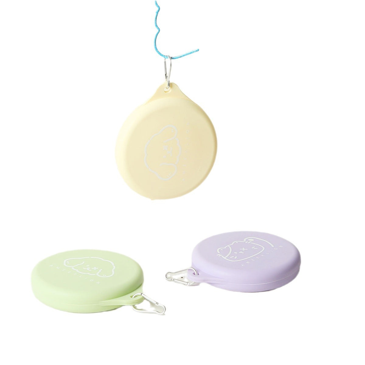 Foldable Silicone Pet Bowl for Outdoor Walks and Travel for Dogs and Cats