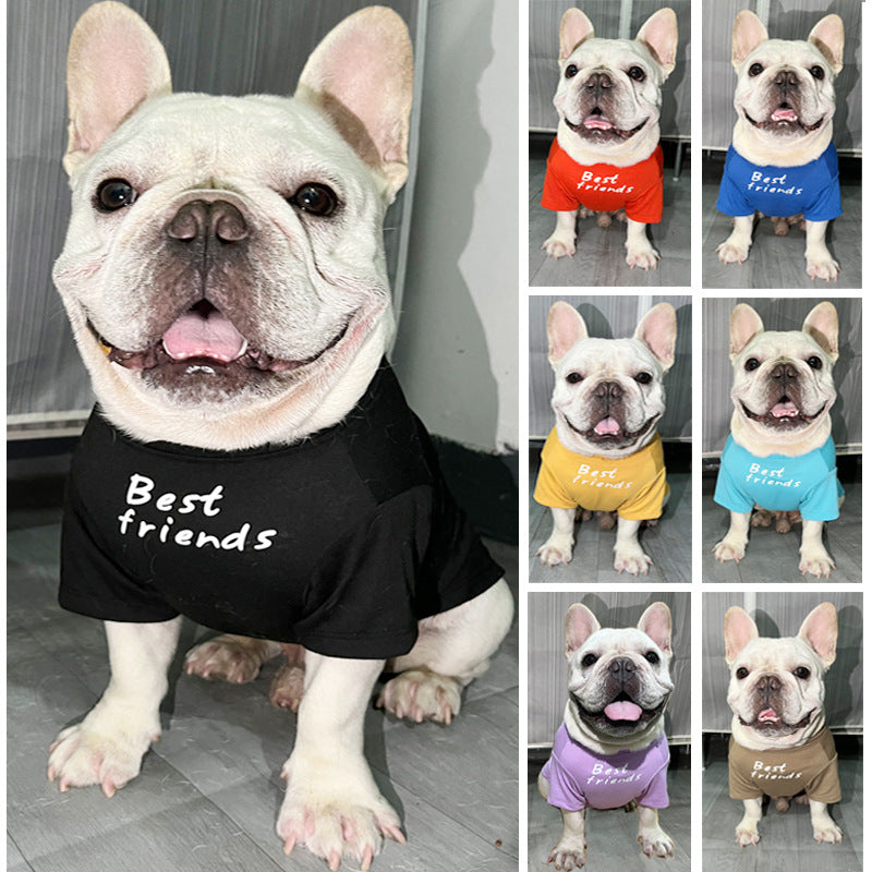 Round neck printed t shirt for small dogs and cats, image 2