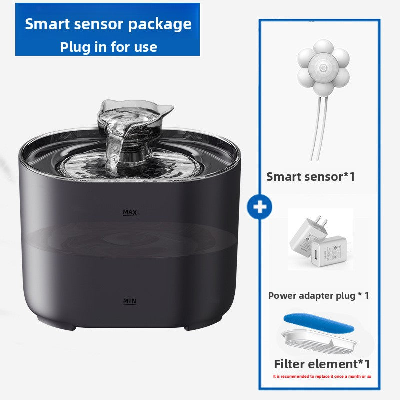 Quiet Automatic Circulating Pet Water Fountain with Replaceable Filters for Cats and Dogs