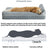 Supportive plush dog bed with removable mat, detail photo 3