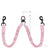 Double-ended nylon dog lead, close-up detail view from Pet Royale UK