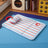 Waterproof double-sided dog print cooling mat for pets, product gallery photo