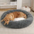 Pink washable donut nest bed in 50cm diameter