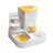 Automatic Pet Feeder and Water Dispenser for Pets with Optional Steel or Ceramic Bowl