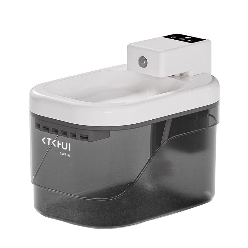 Automatic Smart Sensor Pet Water Fountain with Silent Pump and Multi-Stage Filter