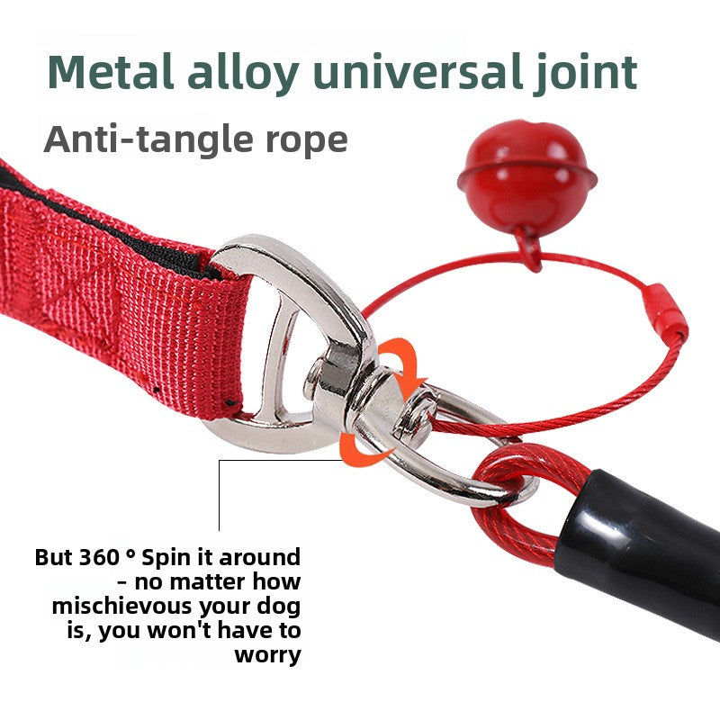 Steel wire core dog slip lead, 2 sizes available