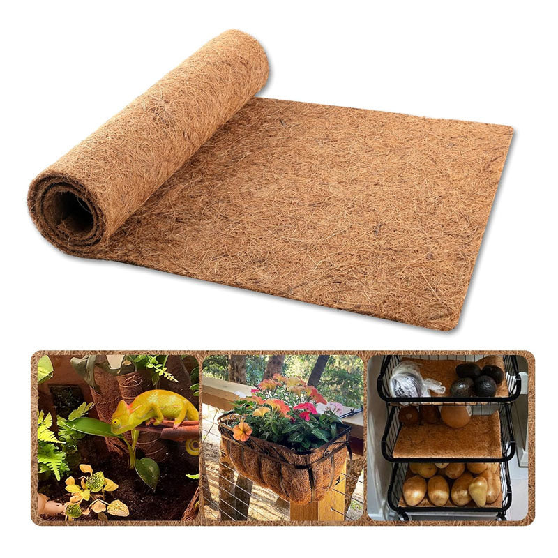 Natural coconut fibre reptile carpet and terrarium liner, photo 16 of 24