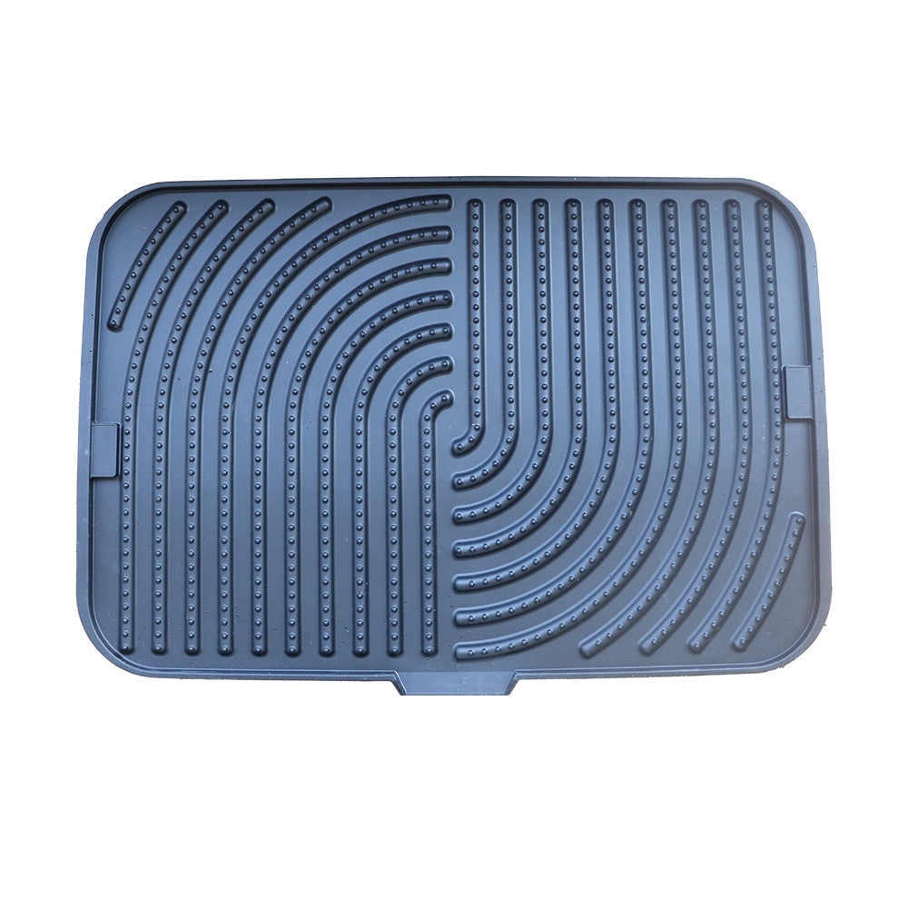 Foldable Non-Slip Silicone Cat Litter Mat, Easy to Clean