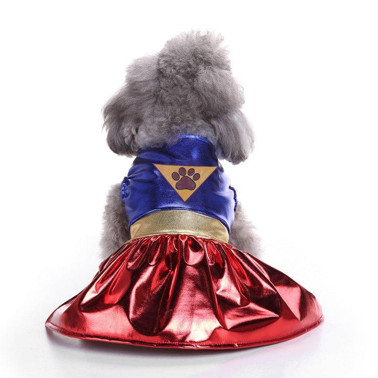 Warm themed pet costumes in festive and character designs