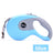 Retractable dog lead with anti-slip grip in 7 colour options