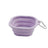 Outdoor Portable Folding Silicone Pet Bowl with Carabiner, 350ml and 650ml Sizes