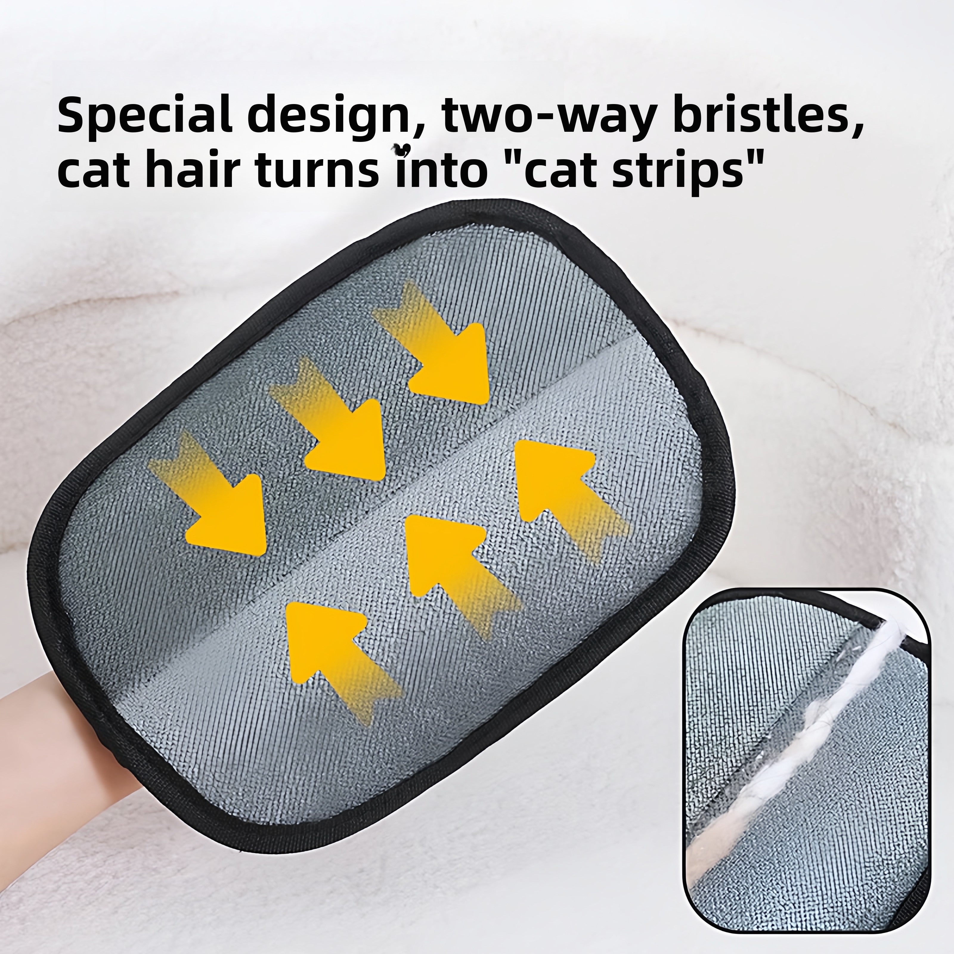 Static Lint Removal Gloves for Pet Hair, Reusable Mitts