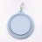 Portable Collapsible Silicone Pet Bowl 350ml with Carry Hook for Outdoor Use