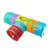 Foldable three-way cat tunnel toy in Seven-Colour Rainbow Tunnel
