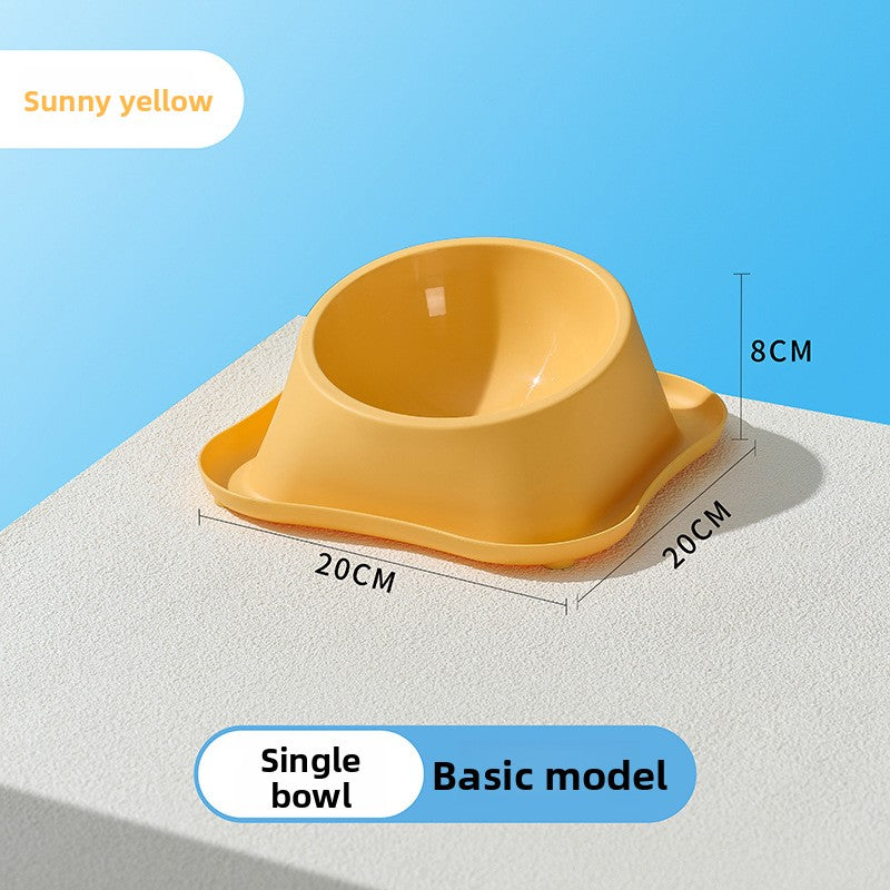 Anti-Spill Pet Food Bowl with Stainless Steel Insert