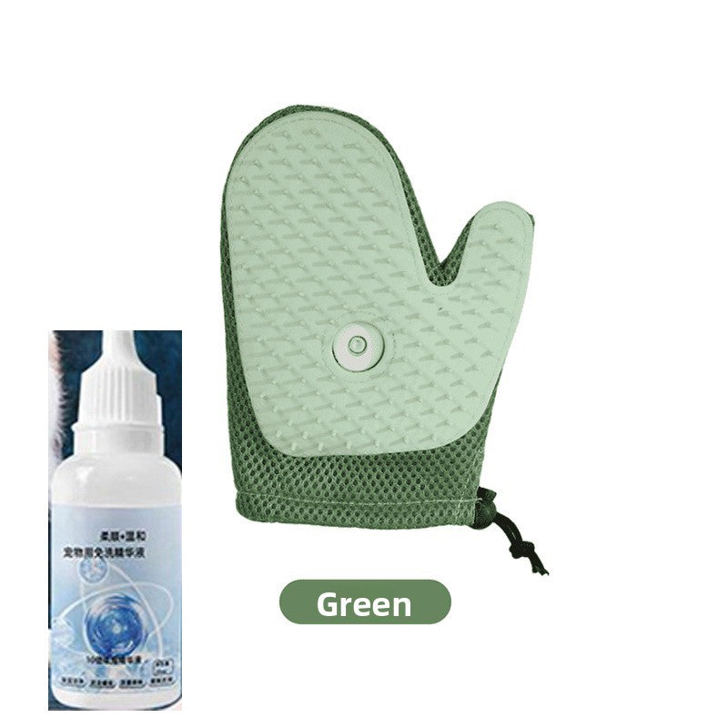 Spray Pet Hair Removal Gloves with Anti-Static Mist