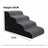 Pet ramp stairs with removable washable cover in Grey 4 Step Standard, size Ramp Stairs
