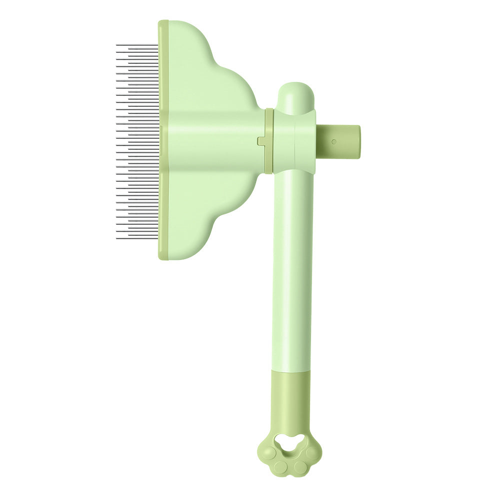 Self-Cleaning Fine-Tooth Dematting Comb for Dogs and Cats