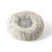 Light grey round plush pet bed with deep nest shape, photo 13