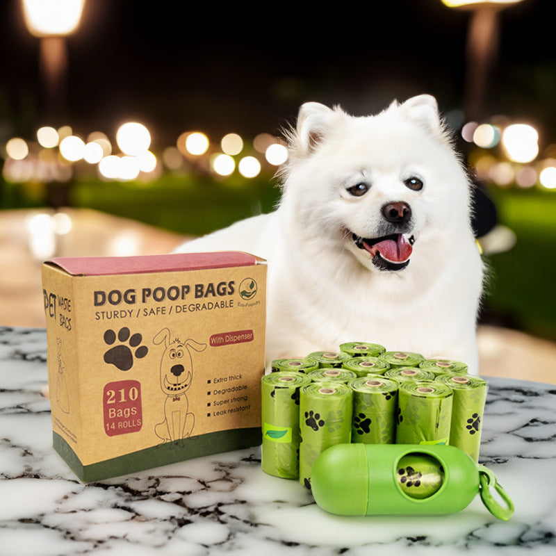 Degradable Pet Waste Bags in Rolls, Plain or Printed
