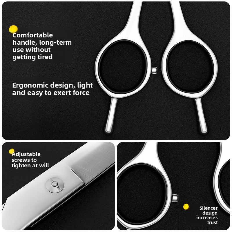 Stainless steel pet grooming scissors with comb and care kit