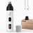 White rechargeable pet nail grinder with built-in LED light, photo 6