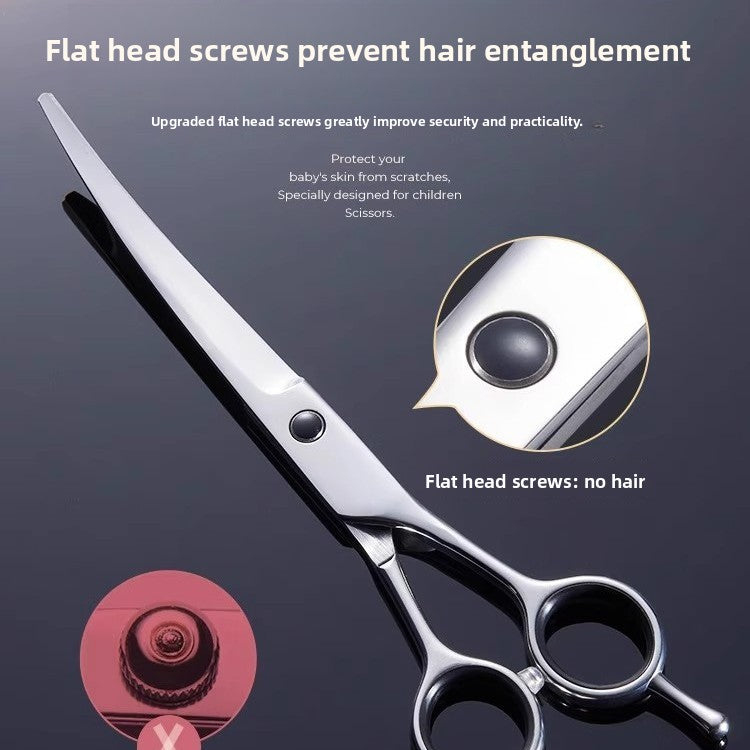 Pet Grooming Scissors Set, Curved, Straight and Thinning Shears