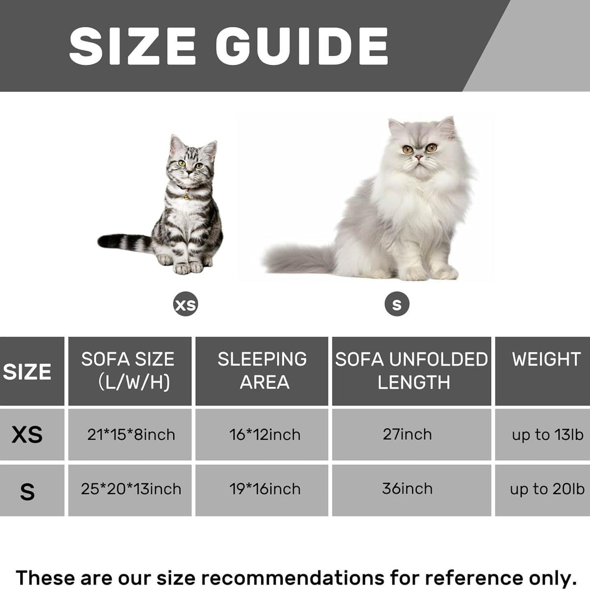 Fluffy plush double-layer pet sofa bed for cats, photo 3 of 7